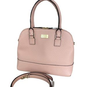 GORGEOUS KATE SPADE BLUSH PINK SATCHEL PURSE WITH OPTIONAL LONG STRAP 💕